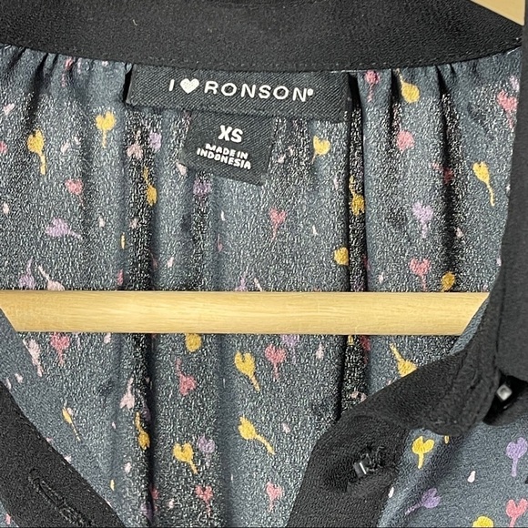 I Heart Ronson Peterpan Collar Polkadot Dress XS - Picture 3 of 7